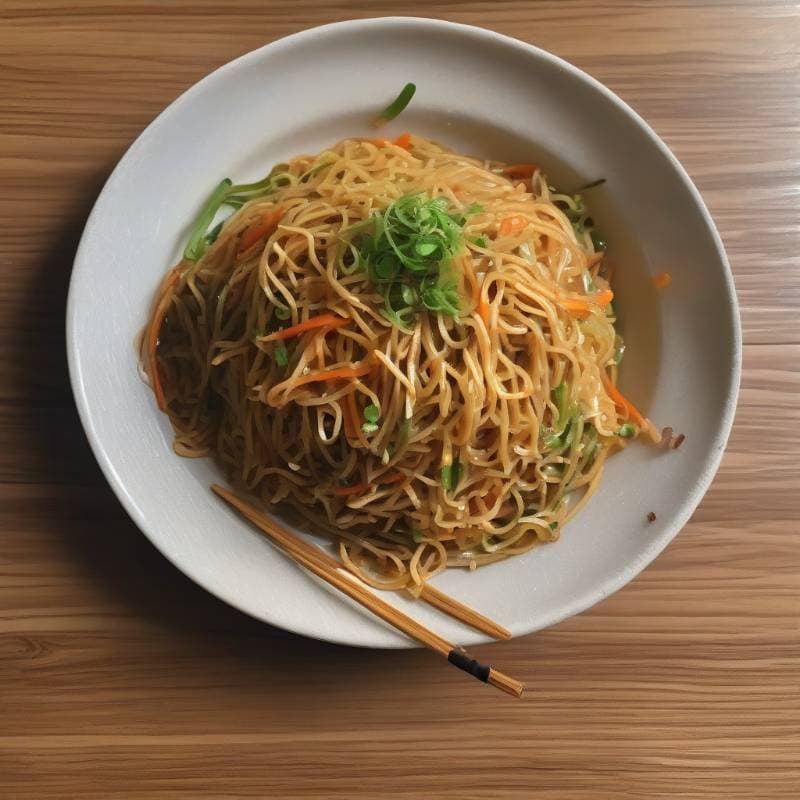 Veg Hakka Noodles